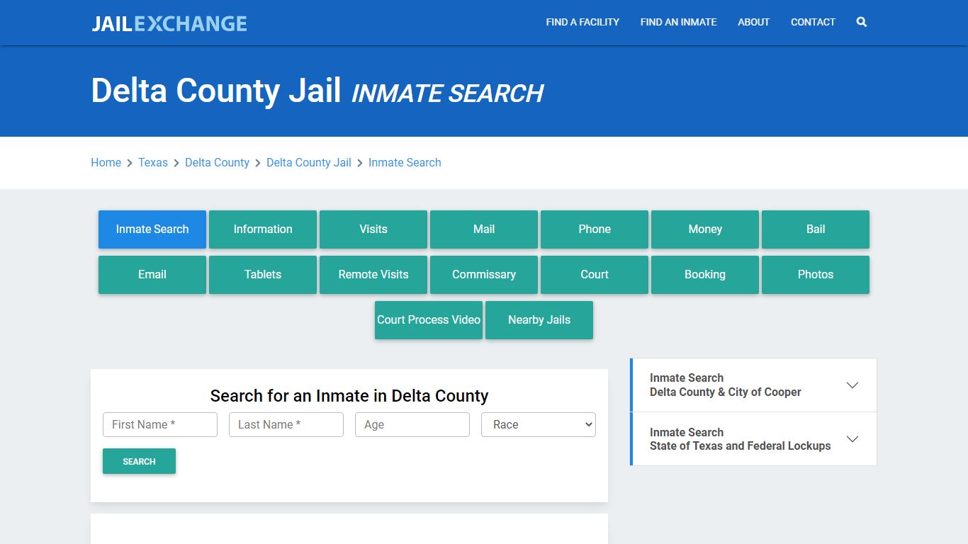 Delta County Jail, TX Inmate Search: Roster & Mugshots - Jail Exchange